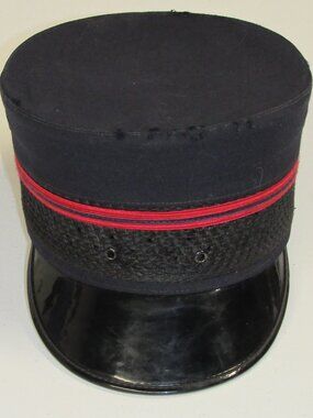 Vintage Caleb V. Smith Standard Trainman Conductor Porter's Cap Hat 7 1/4 READ